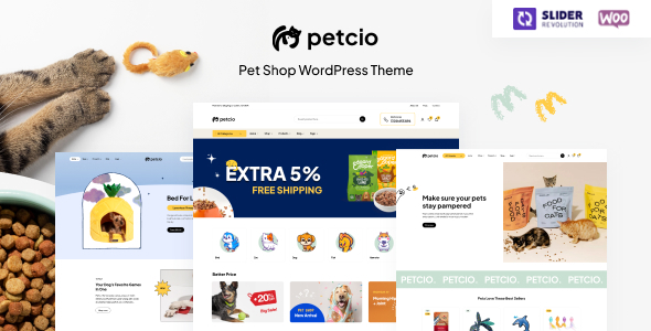 Petcio Preview Wordpress Theme - Rating, Reviews, Preview, Demo & Download