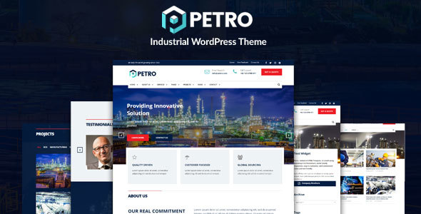 Petro Preview Wordpress Theme - Rating, Reviews, Preview, Demo & Download
