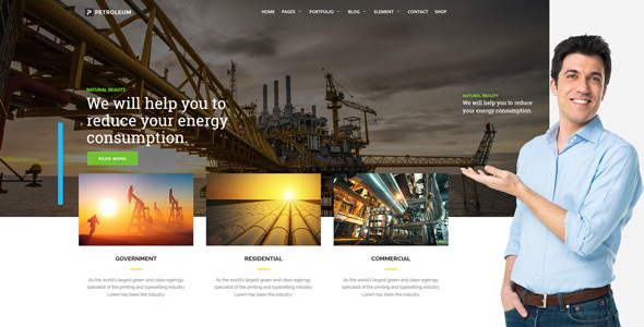 Petroleum Preview Wordpress Theme - Rating, Reviews, Preview, Demo & Download