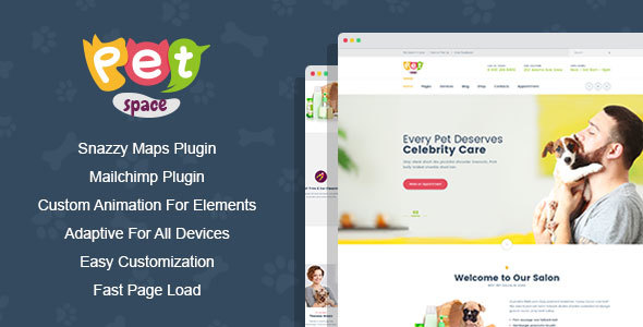 PetSpace Preview Wordpress Theme - Rating, Reviews, Preview, Demo & Download