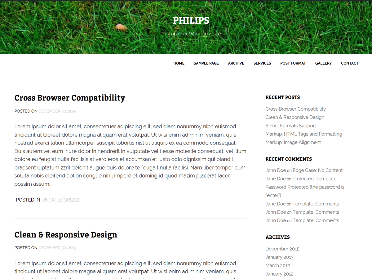 Philips Preview Wordpress Theme - Rating, Reviews, Preview, Demo & Download