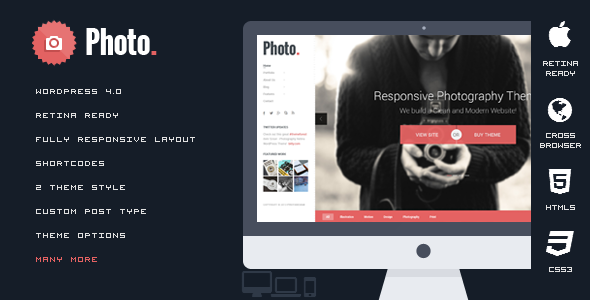 Photo Preview Wordpress Theme - Rating, Reviews, Preview, Demo & Download