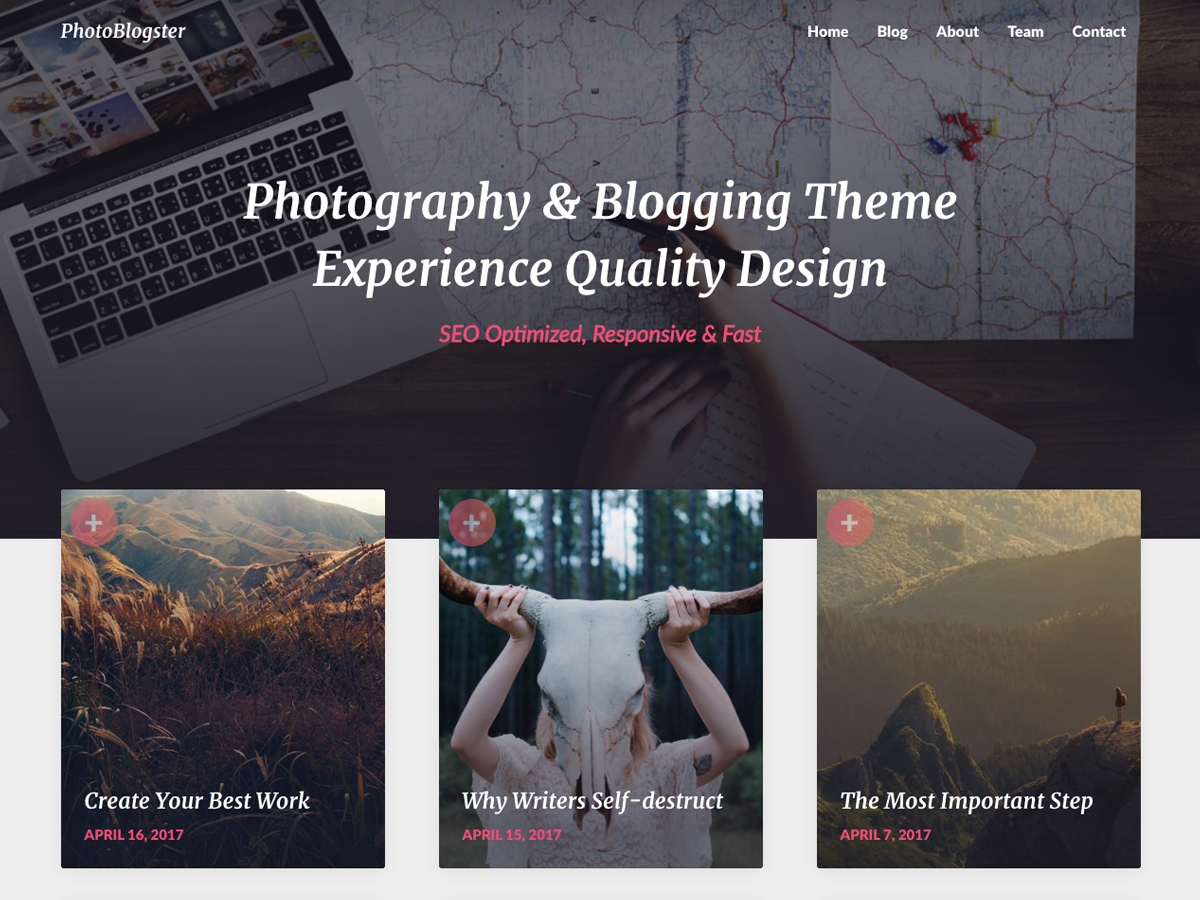 PhotoBlogster Preview Wordpress Theme - Rating, Reviews, Preview, Demo & Download