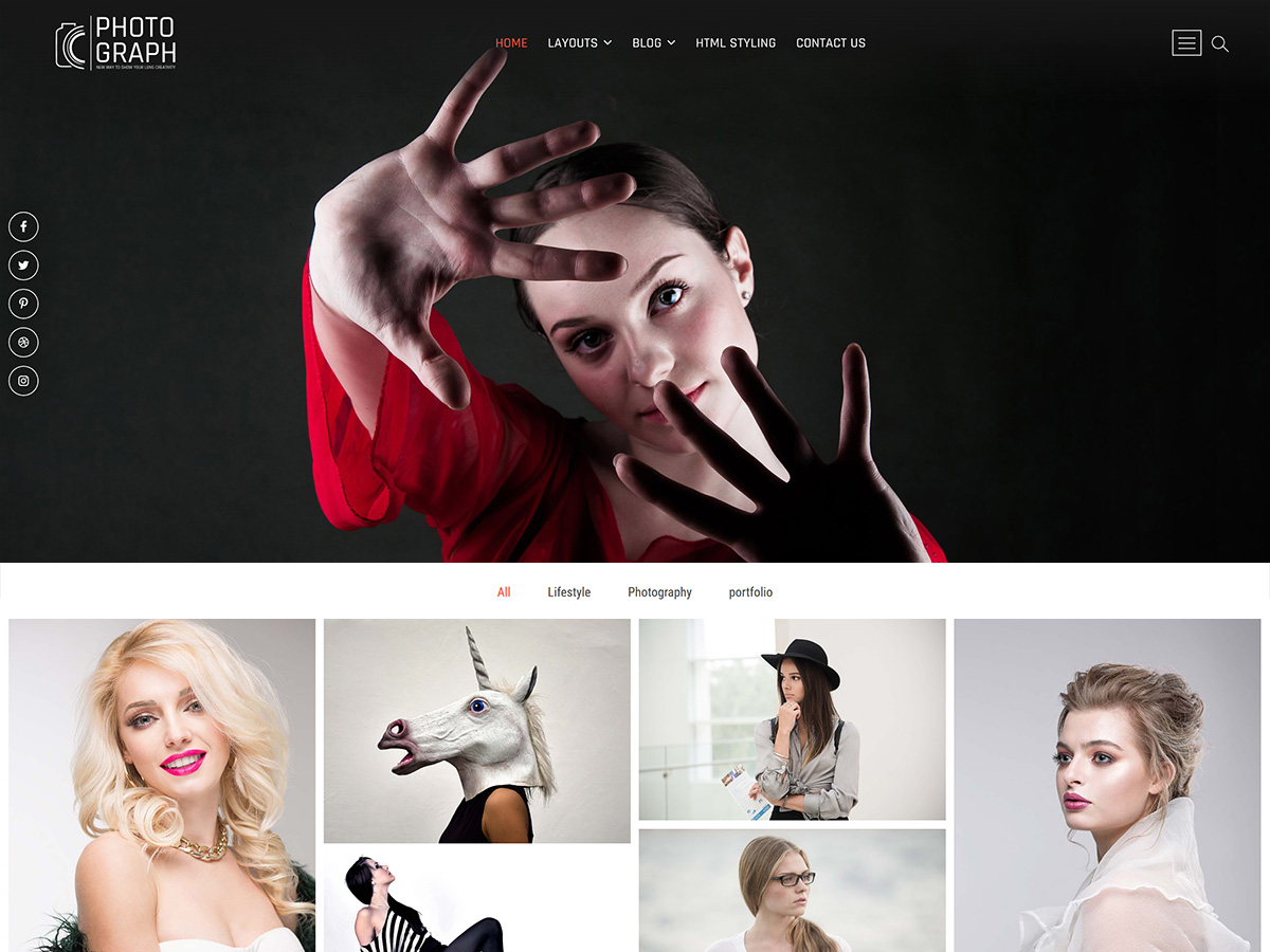Photograph Preview Wordpress Theme - Rating, Reviews, Preview, Demo & Download