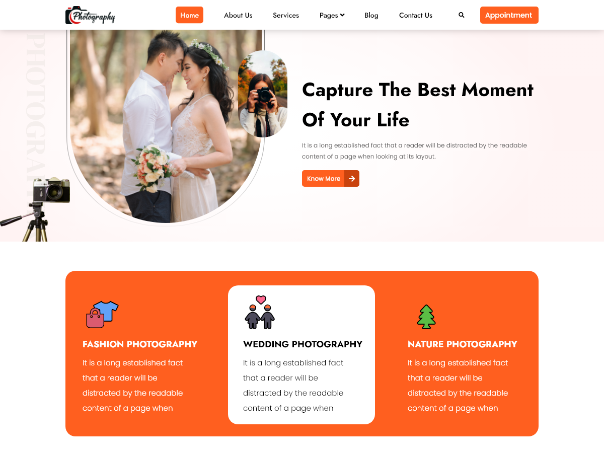 Photographer Magazine Preview Wordpress Theme - Rating, Reviews, Preview, Demo & Download