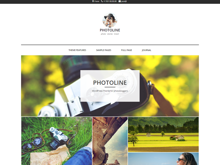 Photoline Lite Preview Wordpress Theme - Rating, Reviews, Preview, Demo & Download