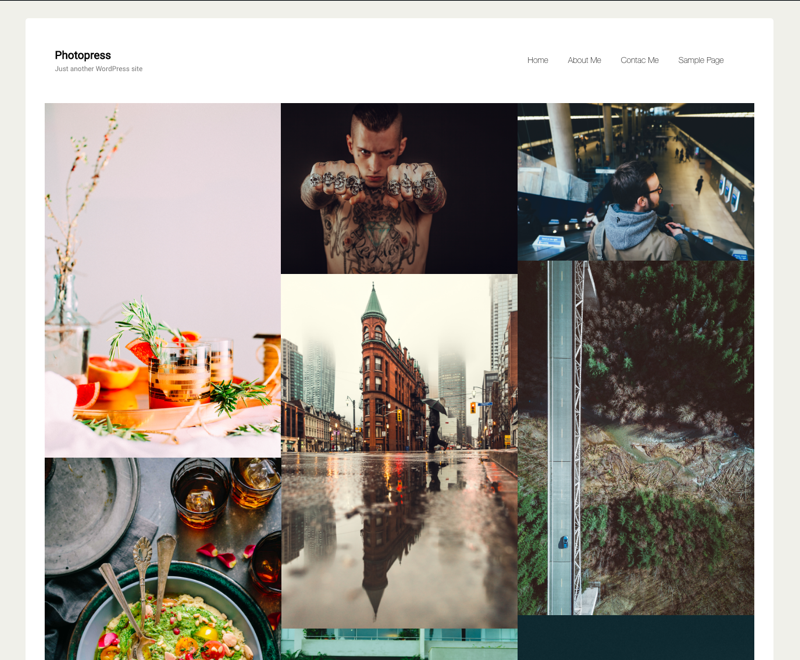 Photopress Preview Wordpress Theme - Rating, Reviews, Preview, Demo & Download
