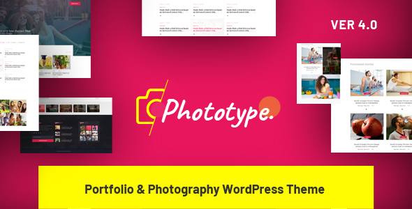 Phototype Preview Wordpress Theme - Rating, Reviews, Preview, Demo & Download
