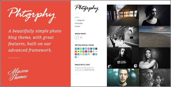 Phtgrphy Preview Wordpress Theme - Rating, Reviews, Preview, Demo & Download
