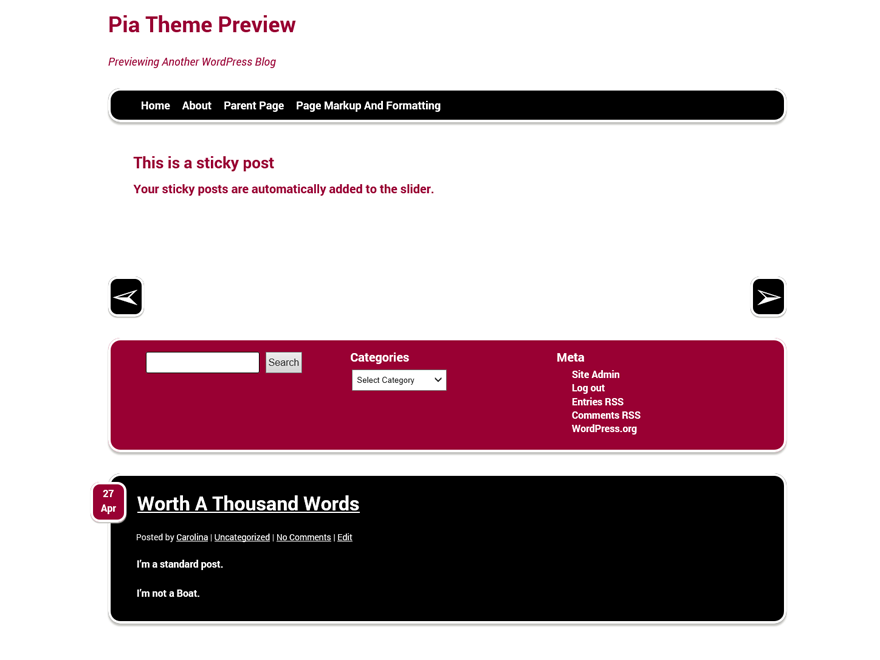 Pia Preview Wordpress Theme - Rating, Reviews, Preview, Demo & Download