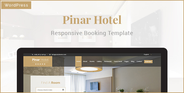 Pinar Hotel Preview Wordpress Theme - Rating, Reviews, Preview, Demo & Download