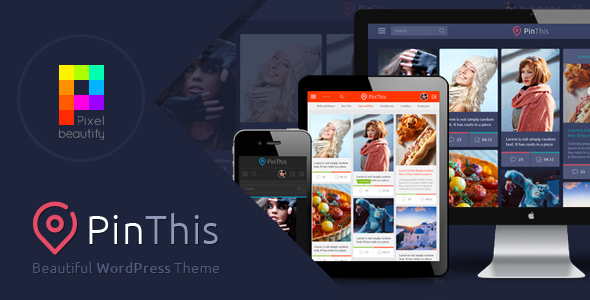 PinThis Preview Wordpress Theme - Rating, Reviews, Preview, Demo & Download