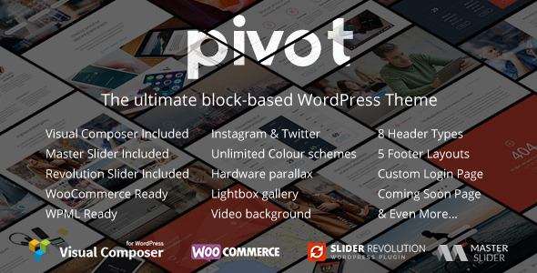 Pivot Preview Wordpress Theme - Rating, Reviews, Preview, Demo & Download