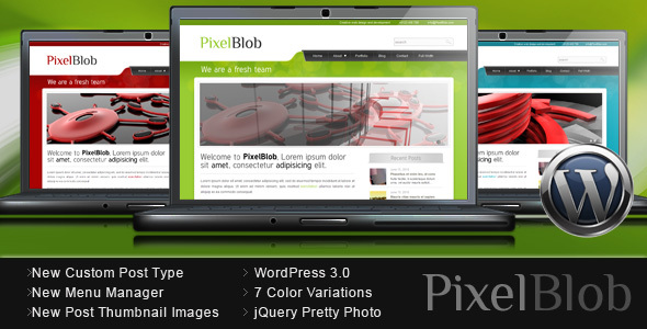 PixelBlob Preview Wordpress Theme - Rating, Reviews, Preview, Demo & Download