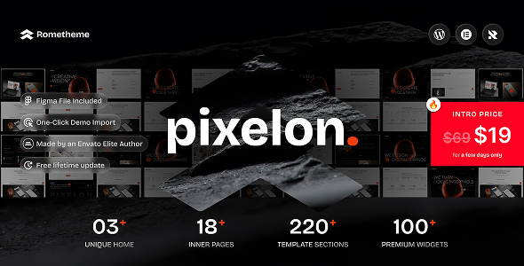 Pixelon Preview Wordpress Theme - Rating, Reviews, Preview, Demo & Download
