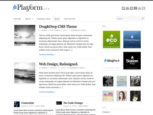 Platform Preview Wordpress Theme - Rating, Reviews, Preview, Demo & Download