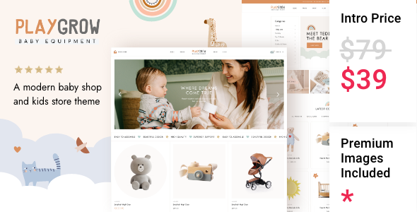 PlayGrow Preview Wordpress Theme - Rating, Reviews, Preview, Demo & Download