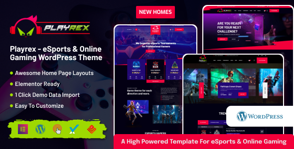 Playrex Preview Wordpress Theme - Rating, Reviews, Preview, Demo & Download
