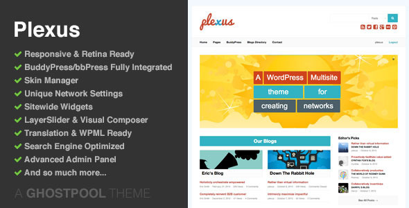 Plexus Preview Wordpress Theme - Rating, Reviews, Preview, Demo & Download