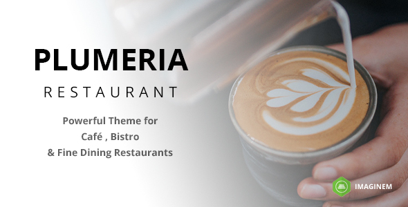 Plumeria Restaurant Preview Wordpress Theme - Rating, Reviews, Preview, Demo & Download