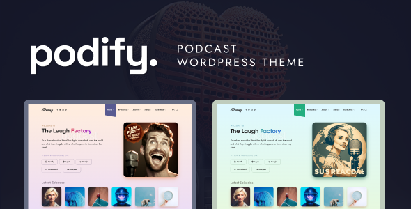 Podify Preview Wordpress Theme - Rating, Reviews, Preview, Demo & Download