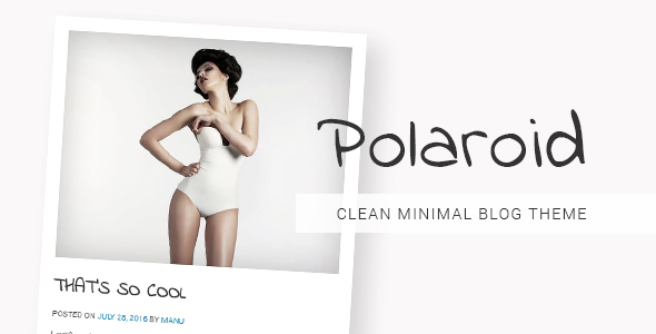 Polaroid Preview Wordpress Theme - Rating, Reviews, Preview, Demo & Download