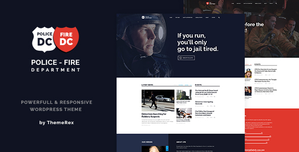 Police Department Preview Wordpress Theme - Rating, Reviews, Preview, Demo & Download