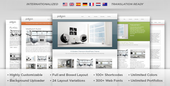Polyon Preview Wordpress Theme - Rating, Reviews, Preview, Demo & Download