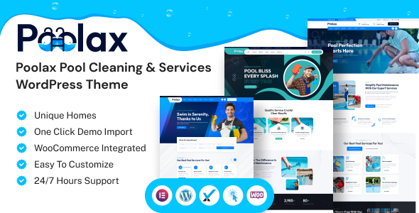 Poolax Preview Wordpress Theme - Rating, Reviews, Preview, Demo & Download