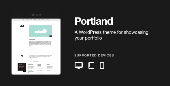 Portland Preview Wordpress Theme - Rating, Reviews, Preview, Demo & Download