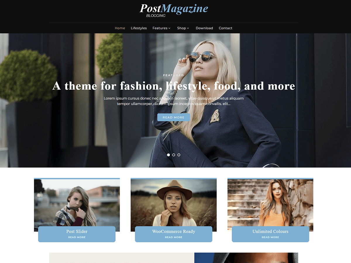 PostMagazine Preview Wordpress Theme - Rating, Reviews, Preview, Demo & Download
