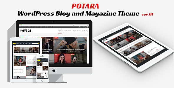 Potara Preview Wordpress Theme - Rating, Reviews, Preview, Demo & Download