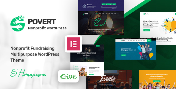 Povert Preview Wordpress Theme - Rating, Reviews, Preview, Demo & Download