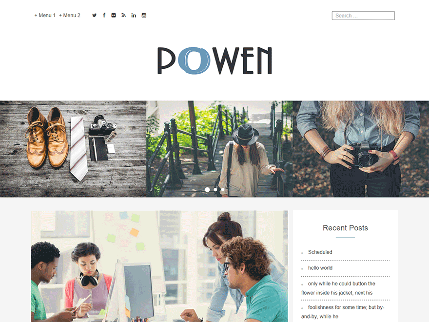Powen Lite Preview Wordpress Theme - Rating, Reviews, Preview, Demo & Download