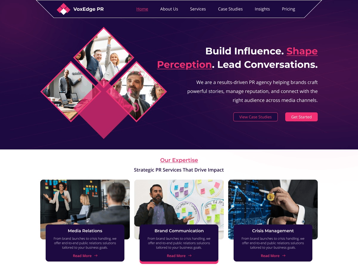 PR Agency Preview Wordpress Theme - Rating, Reviews, Preview, Demo & Download