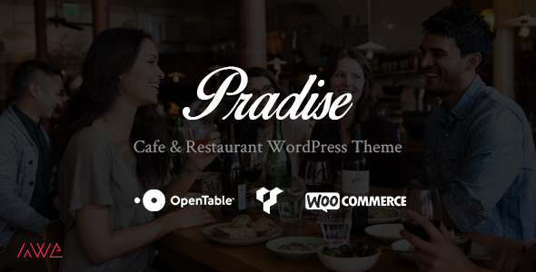 Pradise Cafe Preview Wordpress Theme - Rating, Reviews, Preview, Demo & Download