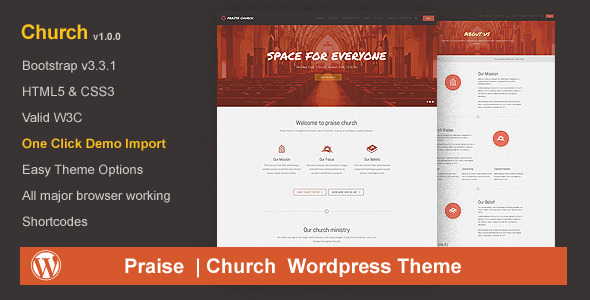 Praise Church Preview Wordpress Theme - Rating, Reviews, Preview, Demo & Download