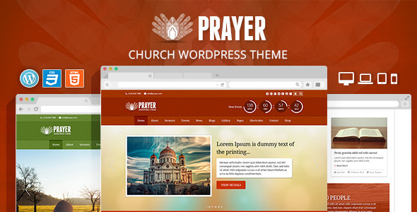 Prayer Preview Wordpress Theme - Rating, Reviews, Preview, Demo & Download