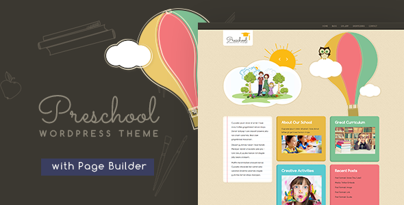 Preschool WordPress Preview Wordpress Theme - Rating, Reviews, Preview, Demo & Download