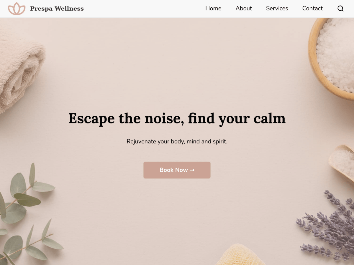 Prespa Wellness Preview Wordpress Theme - Rating, Reviews, Preview, Demo & Download