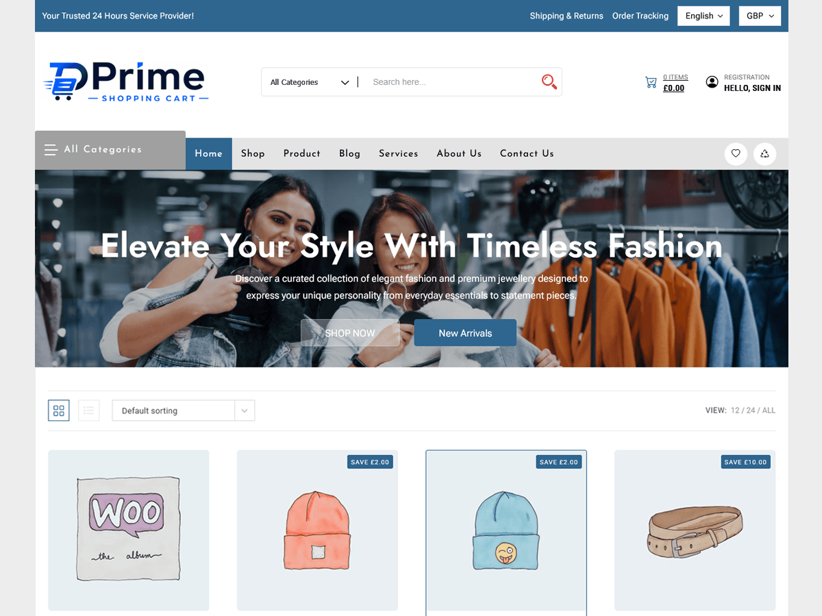 Prime Shopping Preview Wordpress Theme - Rating, Reviews, Preview, Demo & Download