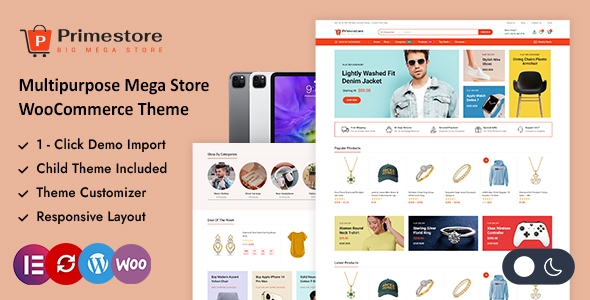 Primestore Preview Wordpress Theme - Rating, Reviews, Preview, Demo & Download