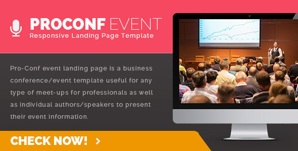 Proconf Event Preview Wordpress Theme - Rating, Reviews, Preview, Demo & Download