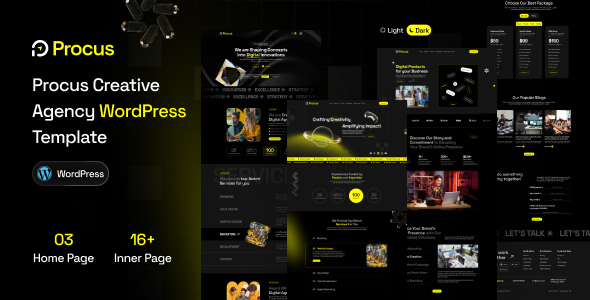 Procus Preview Wordpress Theme - Rating, Reviews, Preview, Demo & Download