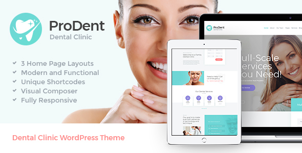 ProDent Preview Wordpress Theme - Rating, Reviews, Preview, Demo & Download