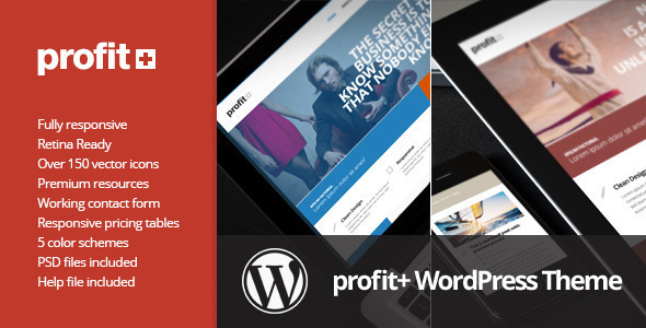Profitplus Responsive Preview Wordpress Theme - Rating, Reviews, Preview, Demo & Download