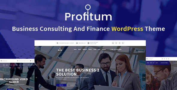 Profitum Preview Wordpress Theme - Rating, Reviews, Preview, Demo & Download