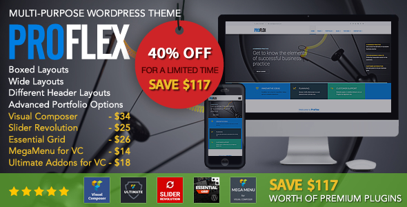 Proflex Preview Wordpress Theme - Rating, Reviews, Preview, Demo & Download