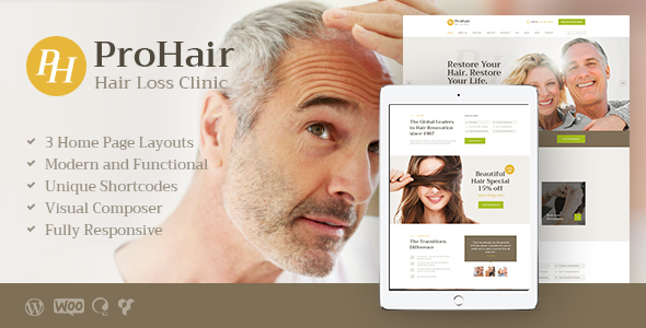 ProHair Preview Wordpress Theme - Rating, Reviews, Preview, Demo & Download