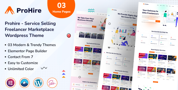 Prohire Preview Wordpress Theme - Rating, Reviews, Preview, Demo & Download